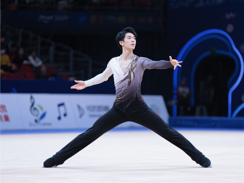 郭牧摘男子单人自由自选桂冠，实力尽显