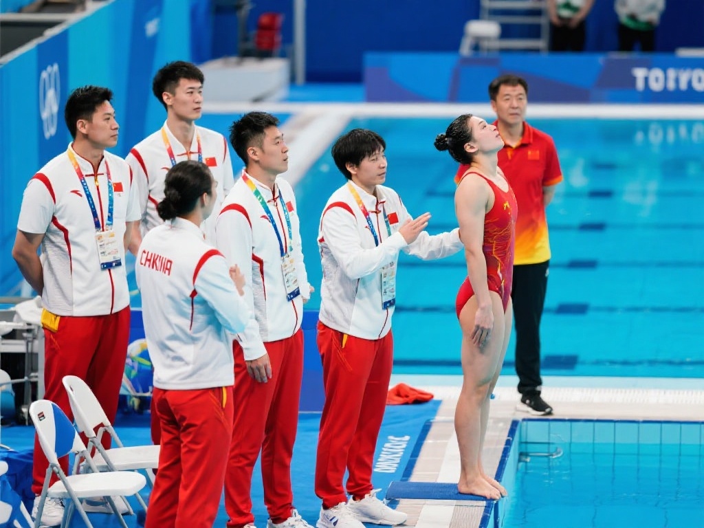 程子龙与朱子锋联手摘下男子双人10米台金牌