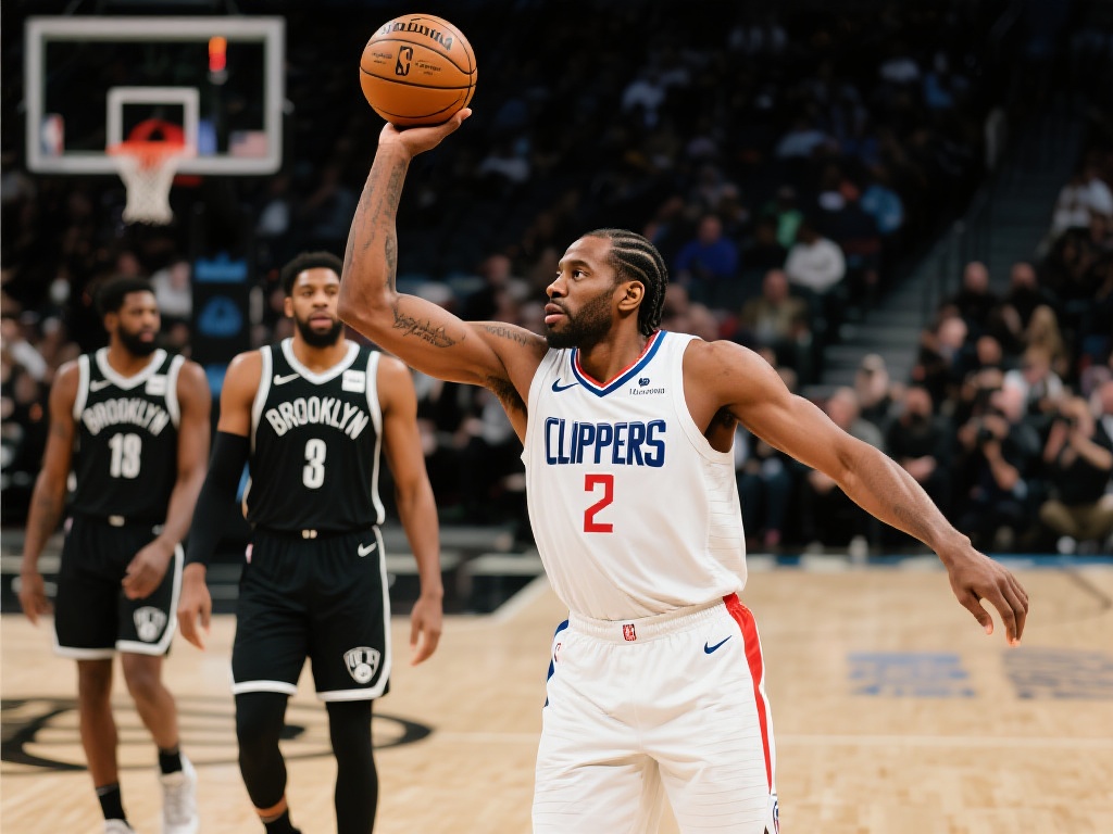 莱昂纳德狂砍31分，快船客场大胜篮网夺佳绩