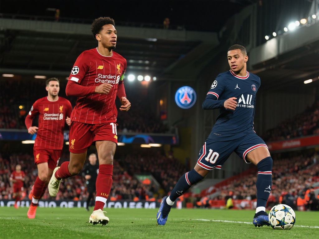 欧冠关键战：利物浦迎战巴黎圣日耳曼，红军全力冲击晋级