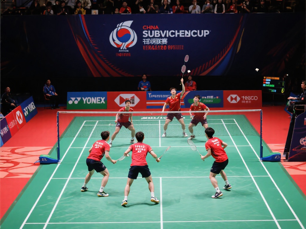苏迪曼杯巅峰对决：中国队挑战韩国队2