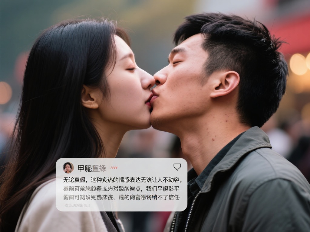 甲亢哥深情亲吻神秘女子，中国女子跪地求婚