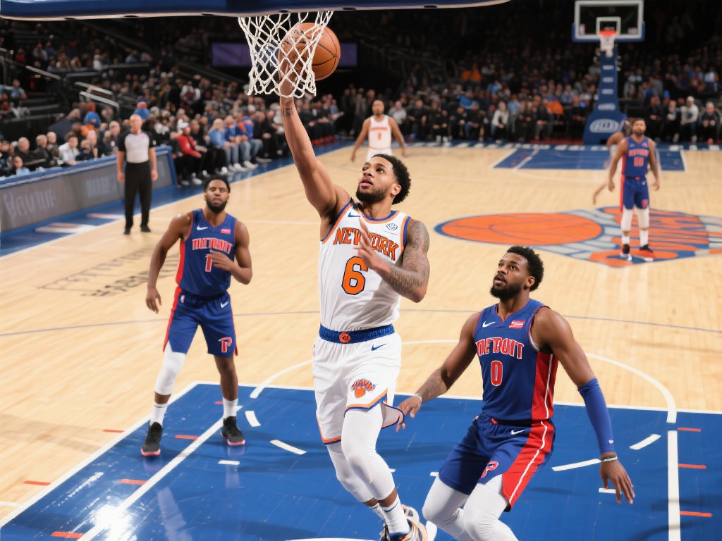 布伦森狂砍40分 尼克斯强势送走活塞