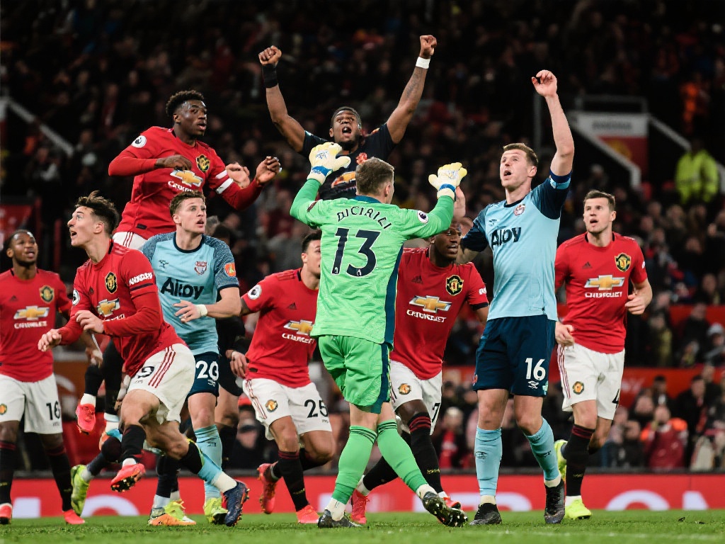 欧冠席位争夺白热化，英超积分榜：6队仅差4分竞逐3名额，曼联排16